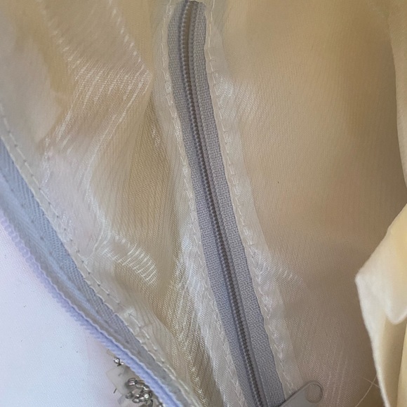 Silver Sequined Purse with Strap - Picture 2 of 4